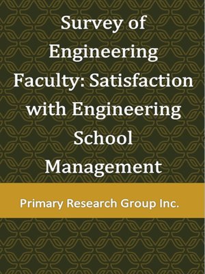 cover image of Survey of Engineering Faculty